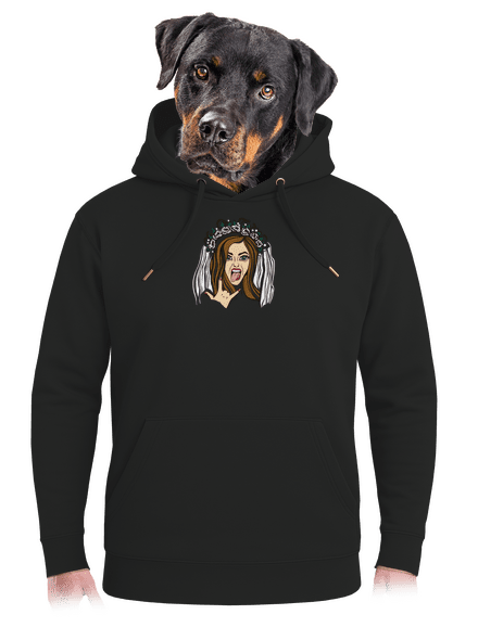 Rozlúčka so slobodou unisex mikina premium Dark Black