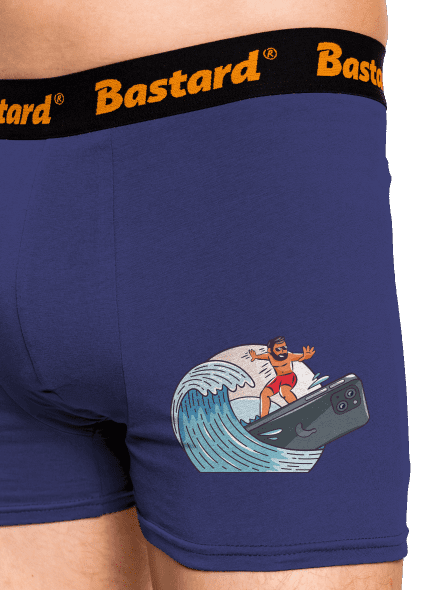 Som surfer boxerky Blue Navy
