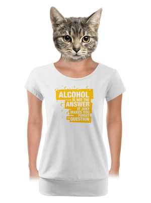 dámske tričko s lemom