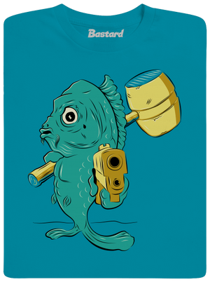 Posledná štedrovečerná pánske tričko Diva Blue