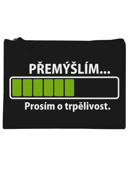 Premýšľam taštička Black