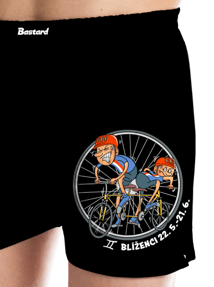 Cyklistický horoskop: Blíženci pánske trenky Black