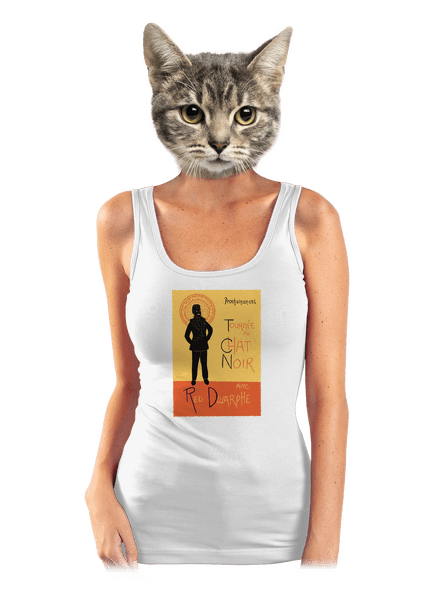 Le Chat Noir dámske tielko klasické White
