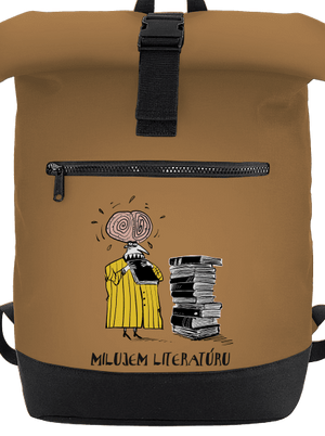 Milujem literatúru batoh Caramel