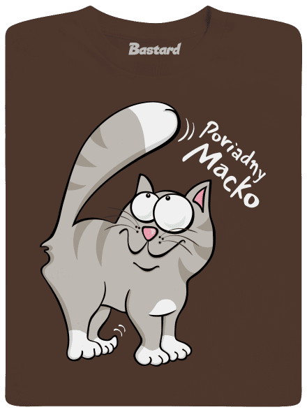 Macko a Micka pánske tričko Brown