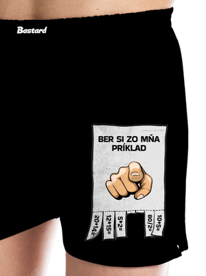 Ber si zo mňa príklad pánske trenky Black