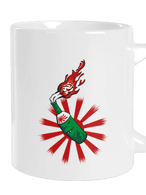 Kamikaze veľký hrnček White