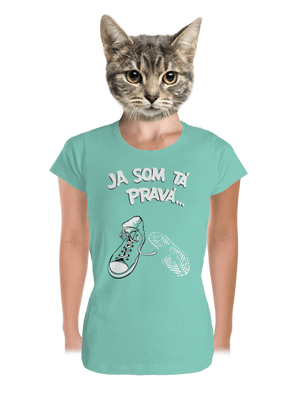 Hľadám tú pravú dámske tričko prémium Mint Mal