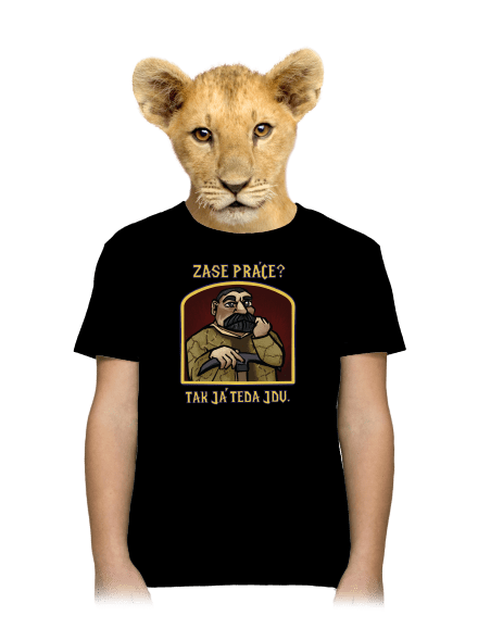 Zase práce? detské tričko Black