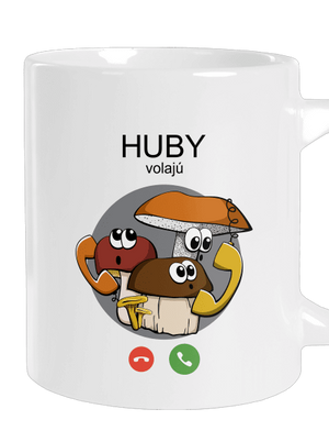 Huby volajú veľký hrnček White