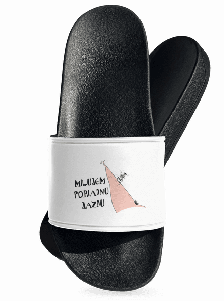 Milujem jazdu šľapky White
