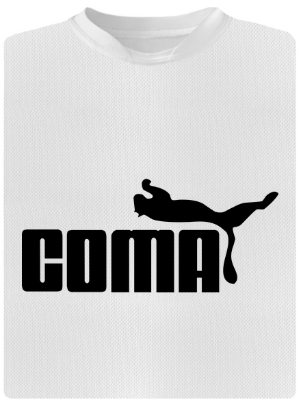 Coma pánske športové tričko White