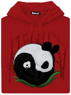 Dve spiace pandy dámska mikina klokanka Red Mal