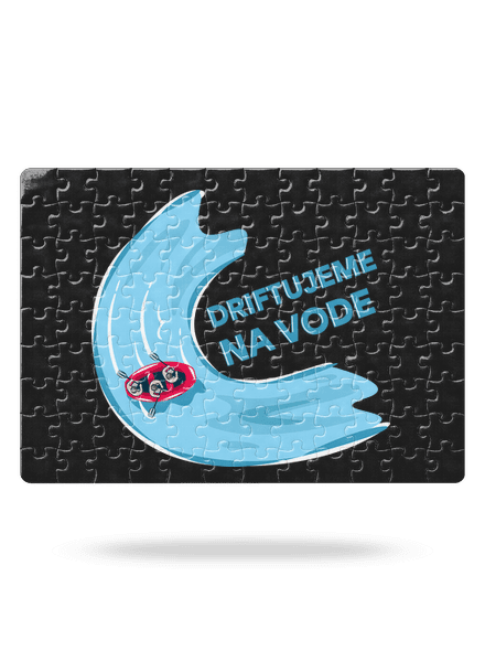 Driftujeme na vode puzzle White