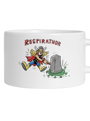 Respirathor hrnček makronka White