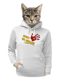 dámska mikina klokanka