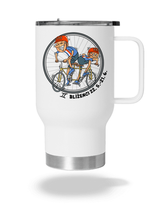 Cyklistický horoskop: Blíženci termohrnček White