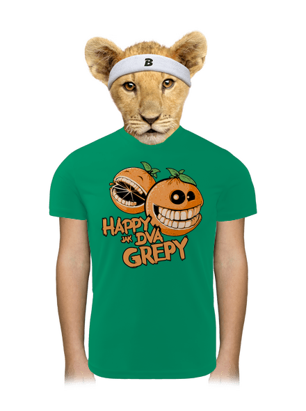 Happy grepy detské športové tričko Kelly Green Mal