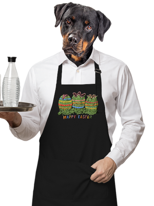 Happy Easter zástera Black