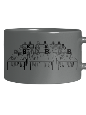 Cimrman: Debil, blbeček hrnček makronka Grey Macaron