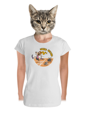 Svetový rekord dámske tričko prémium White