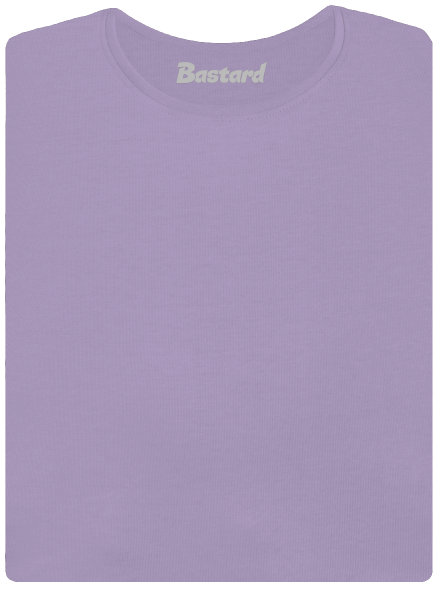 Bez potlače dámske tričko s lemom Lavender