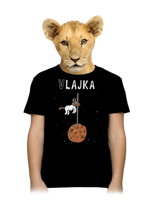 Vlajka detské tričko Black