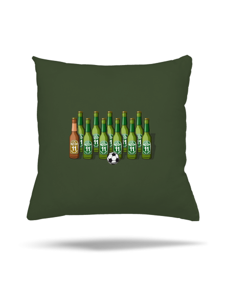 Futbalová jedenástka vankúš Olive Green