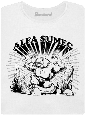 Alfasumec dámske tričko prémium White