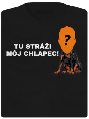Tu strážim ja dámske športové tričko Black