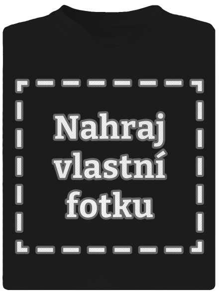 Vlastná potlač pánske športové tričko Black