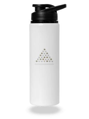 Obrázkový alko kvíz a fix flaša na vodu White