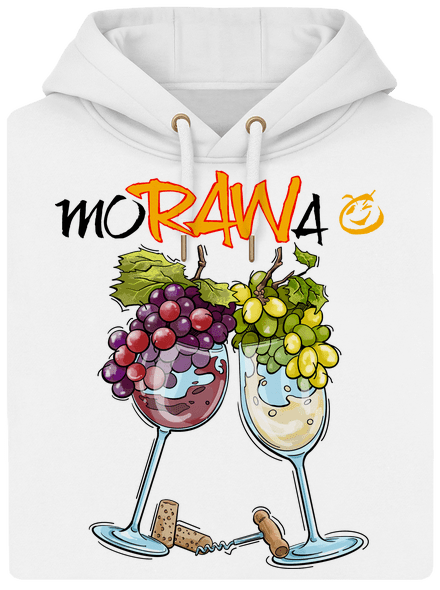 Morawa unisex mikina premium Snowwhite