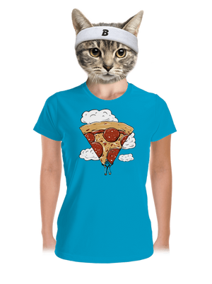 Pizzašutista dámske športové tričko Blue Atol