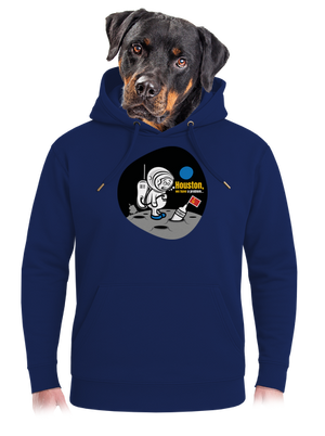 Máme problém unisex mikina premium Navy