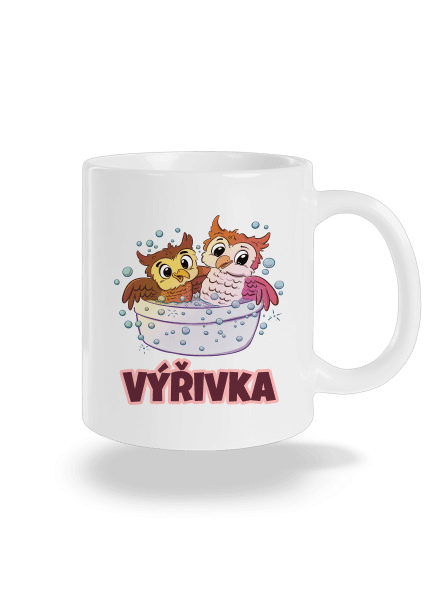 Výřivka klasický hrnček White