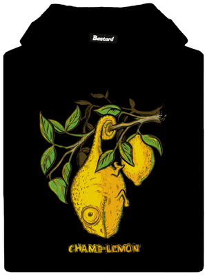 Citrón pánska mikina klokanka Black