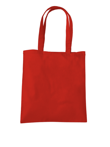 Bez potlače taška Bright Red