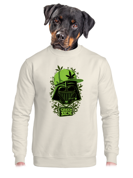 Green Side unisex mikina bez kapucne Off White