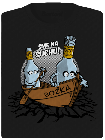 Na suchu dámske športové tričko Black
