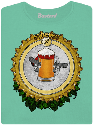 Pivný horoskop: Strelec dámske tričko prémium Mint Mal