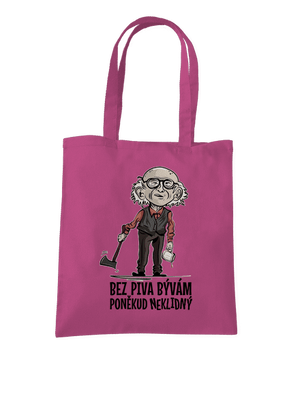 Neklidný bez piva taška Fuchsia