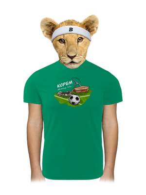 Kopem za svoj tím detské športové tričko Kelly Green Mal