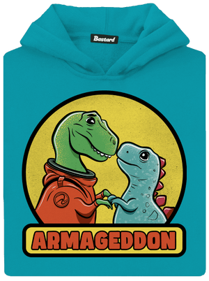 Armageddon detská mikina klokanka Hawaiian Blue