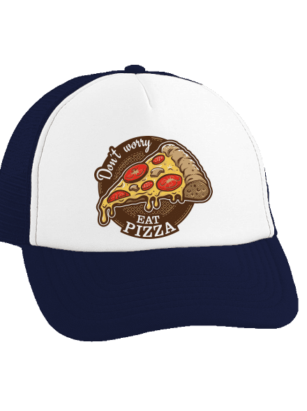 Pizza šiltovka truckerka French Navy cap