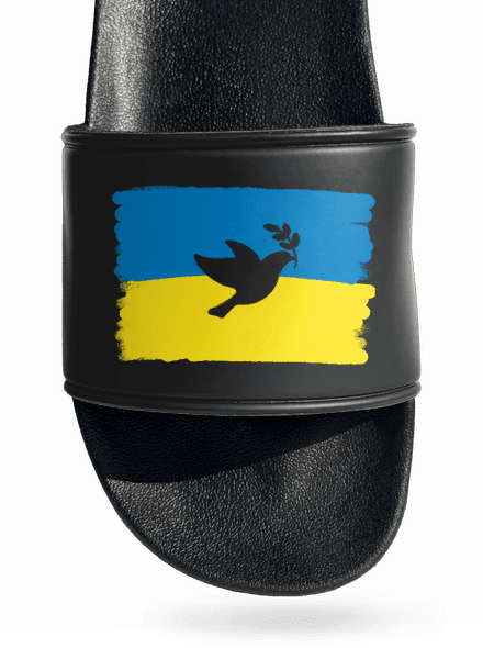 Ukrajina - Holubica šľapky Black