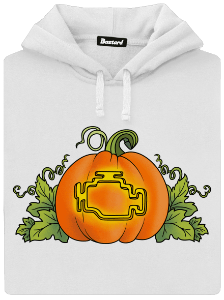 Strašidelný Halloween dámska mikina klokanka White