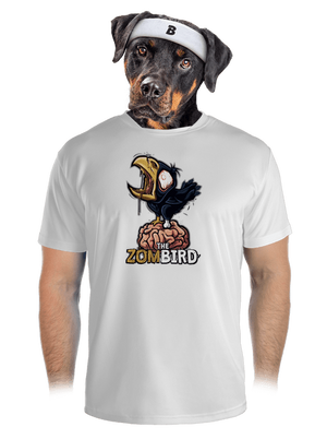 Zombird pánske športové tričko White