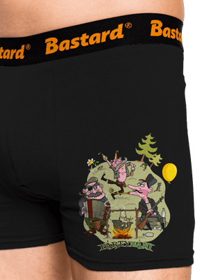 Pártyzáni boxerky Black