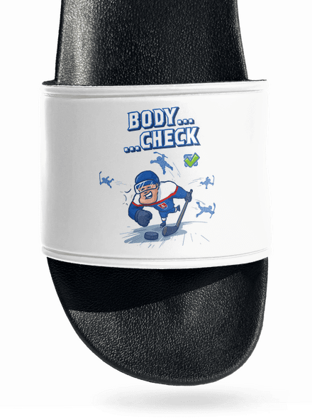 Body check šľapky White